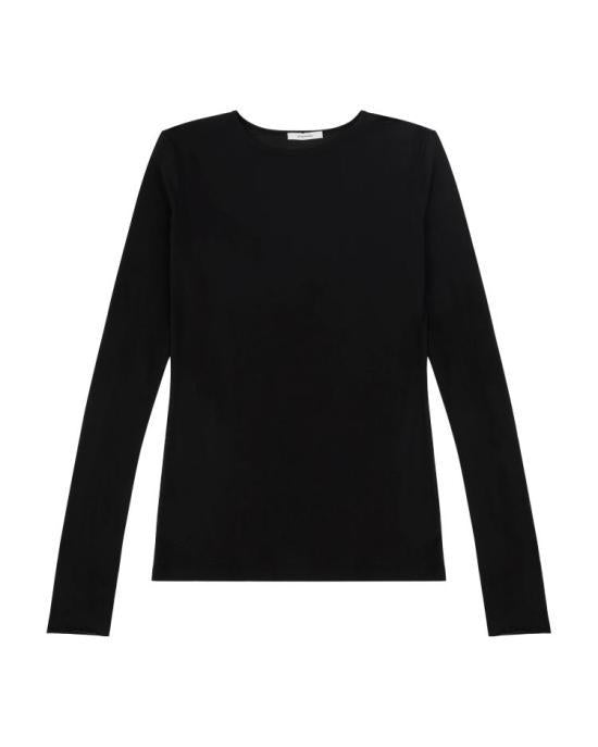 Entire Studios Black Long Sleeve T-Shirt ENTU261 PRTS 020