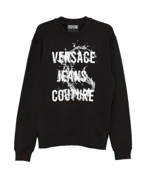 Versace Printed Cotton Jersey Sweatshirt for Men 80GAIC01 CF00C 899