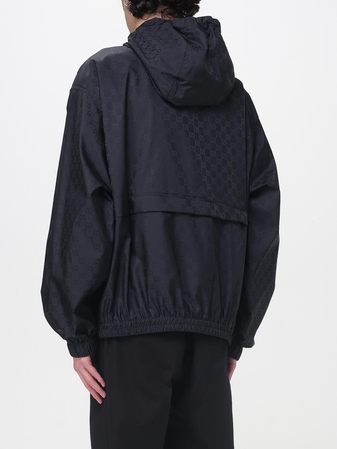 GUCCI Blue Cotton Zip-Up Jacket