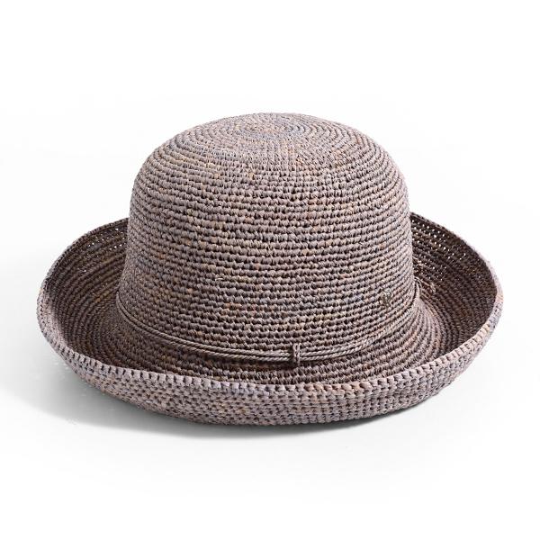 HELEN KAMINSKI Eclipse Melange Raffia Cloche Bucket Hat Women HAT50332 EM