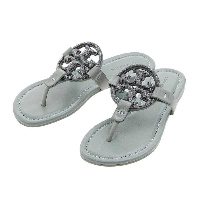 Tory Burch Women’s Miller Sandals Navy Leather Sandal