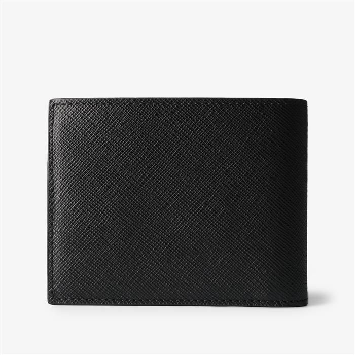 Montblanc Sartorial 6cc Men’s Bifold Wallet Black Leather 113215 130315