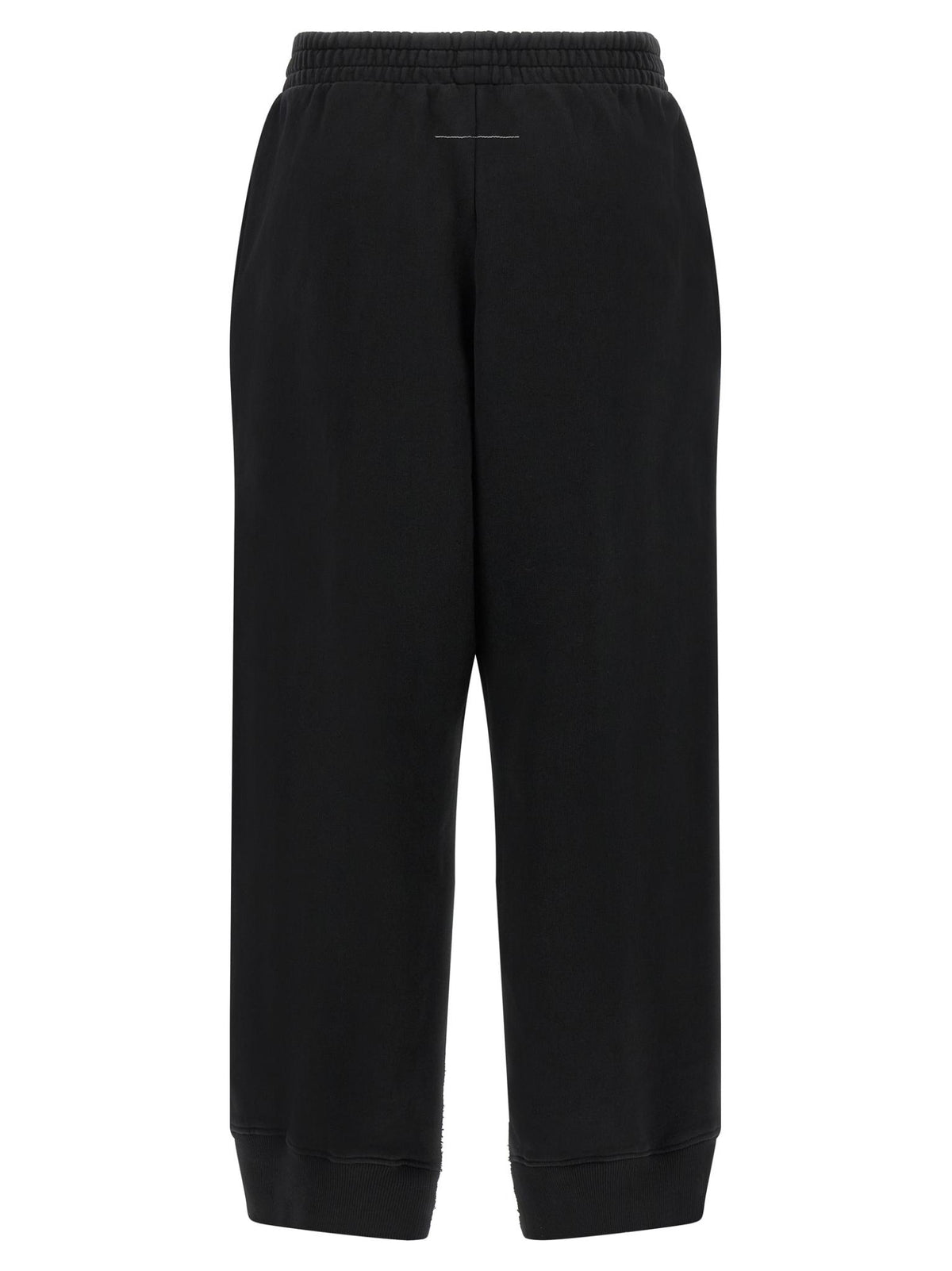 Maison Margiela Black Wool Cropped Trousers