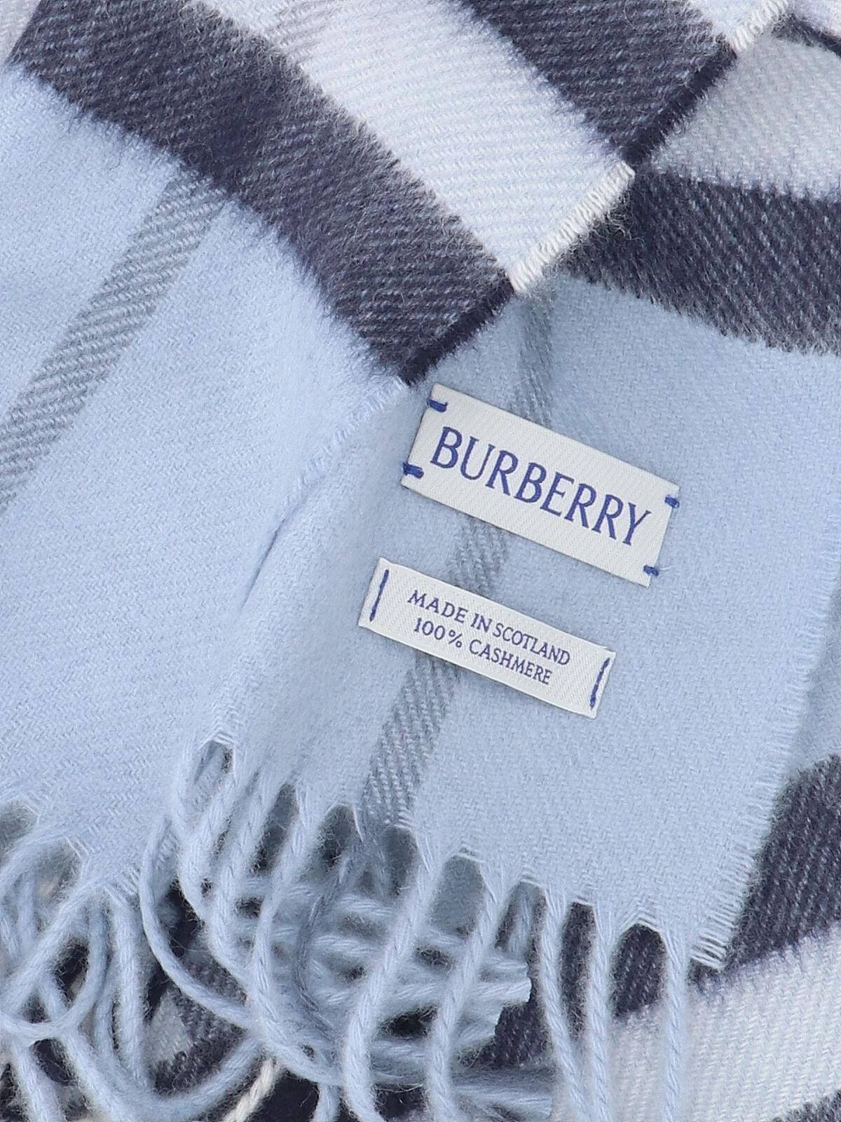 BURBERRY Check Wool Scarf