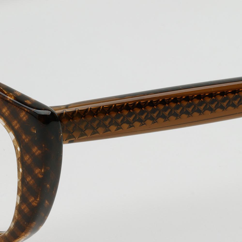 Bottega Veneta Translucent Acetate Horn-Rim Eyeglass Frames Unisex