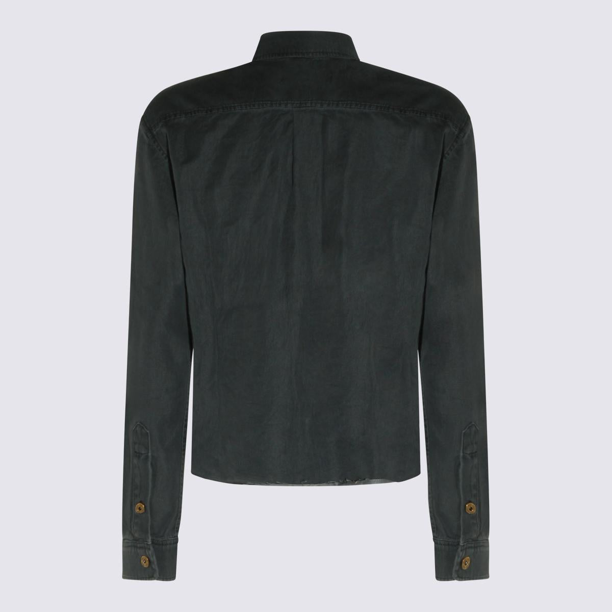 Miu Miu Long Sleeve Button-Up Shirt Women’s Shirt White Cotton
