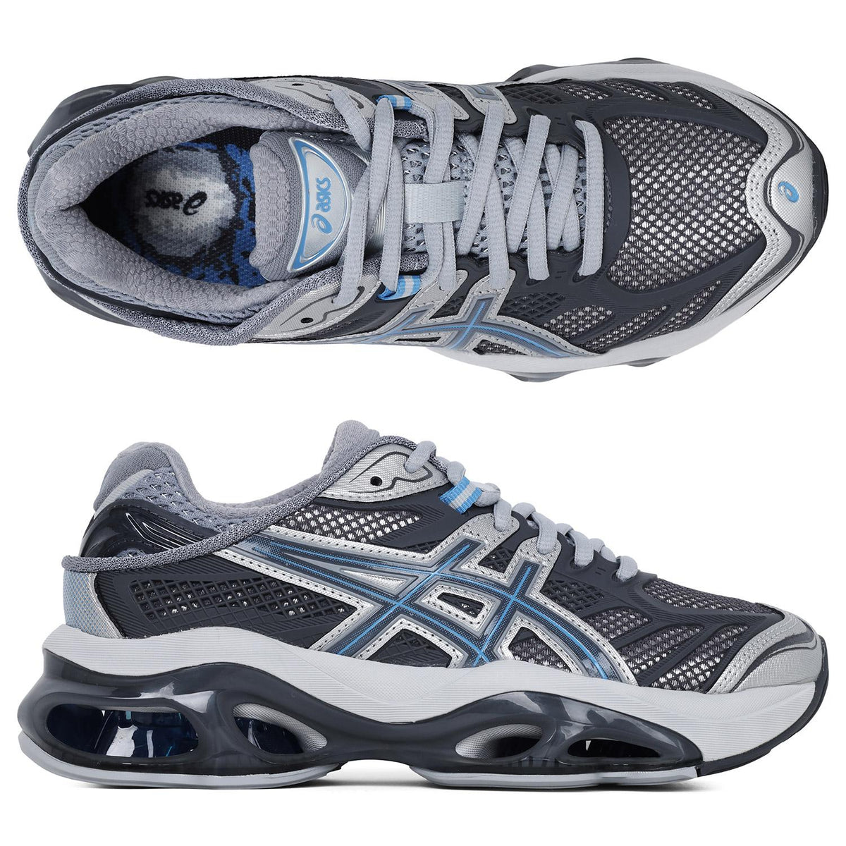 Asics Pure Silver Blue Coast GEL-Kynetic 20 Low-Top Sneakers 1203A678 022