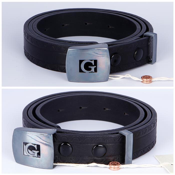 GOLDEN GOOSE Vintage G Logo Buckle Belt G25U810 A1