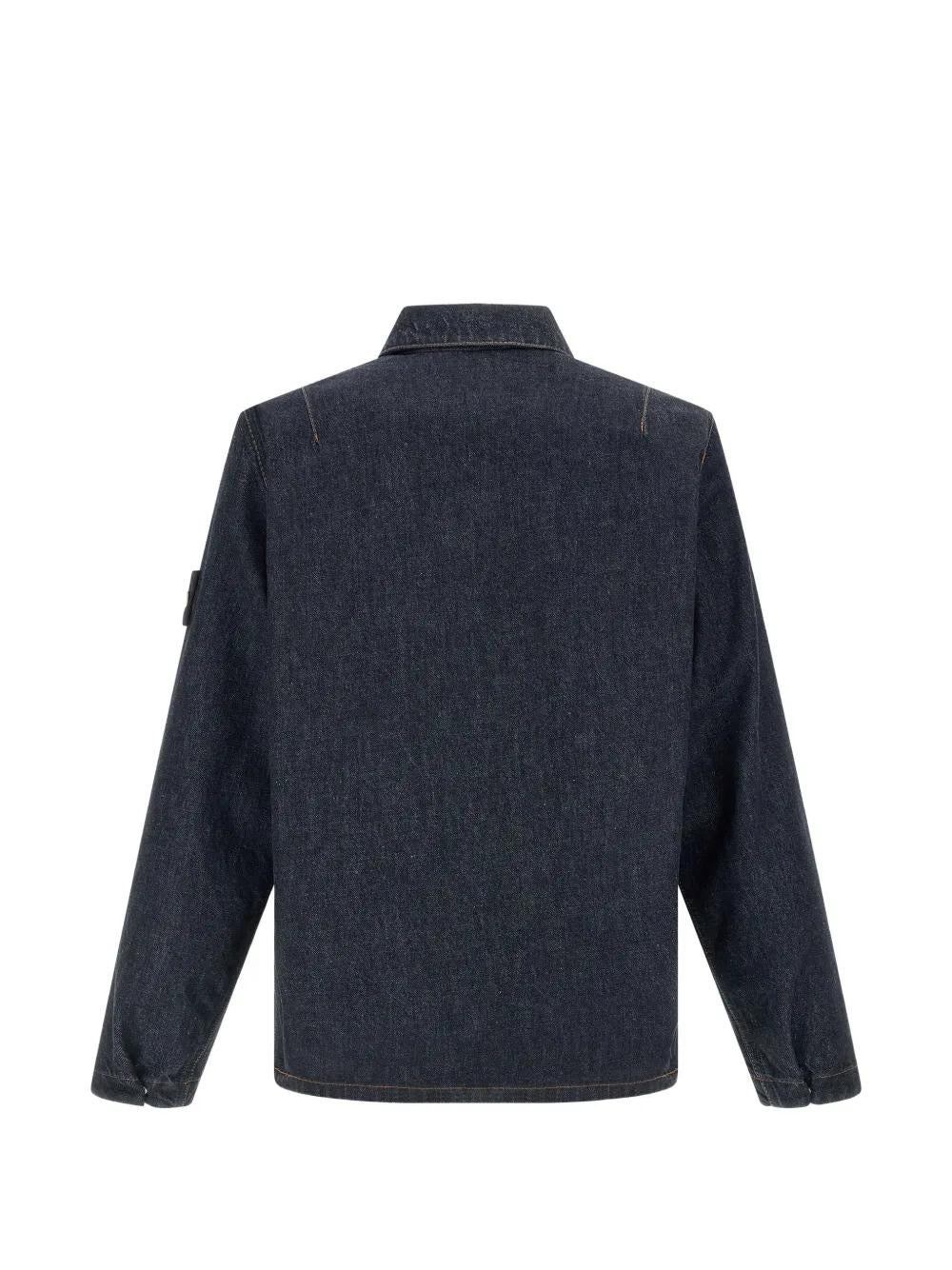 STONE ISLAND Indigo Denim Trucker Jacket Men’s