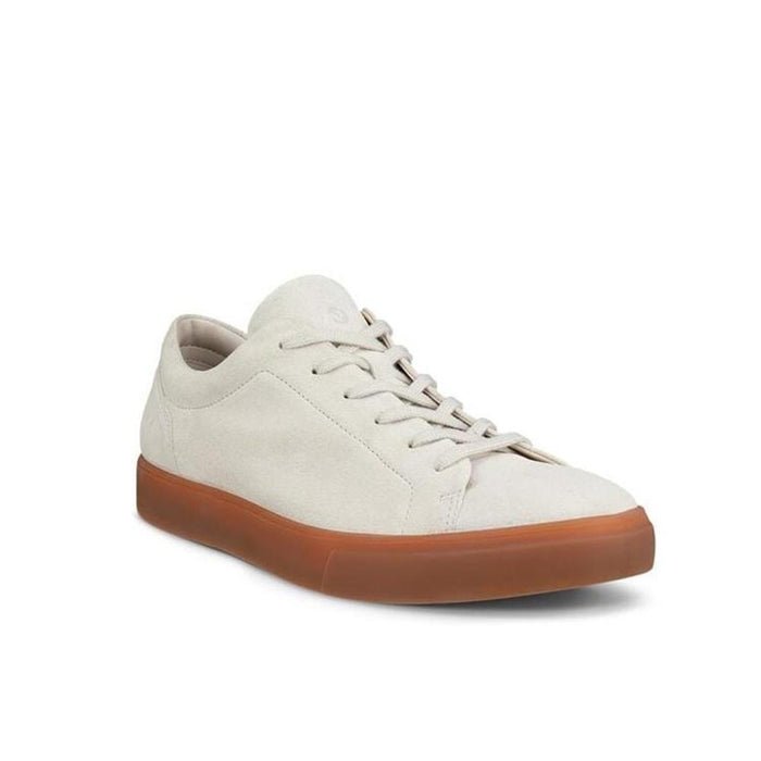 ecco Soft 10 Leather Low-Top Sneakers Men Gray