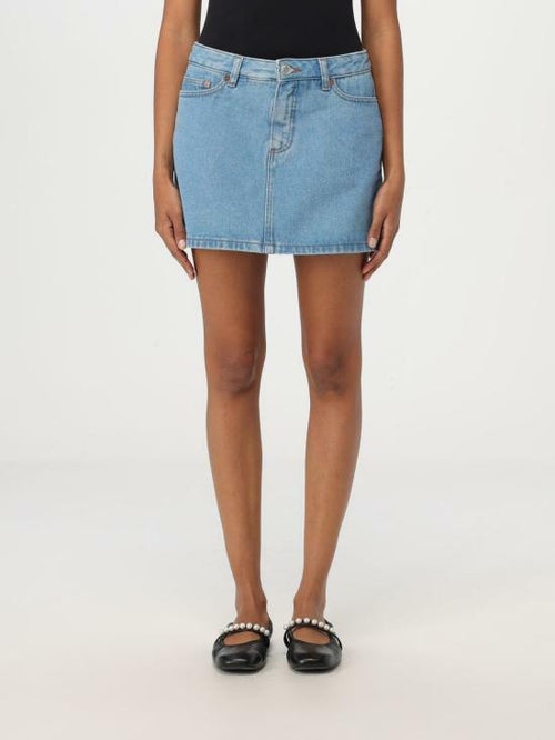 A.P.C. MiniJupe Cotton Midi Skirt