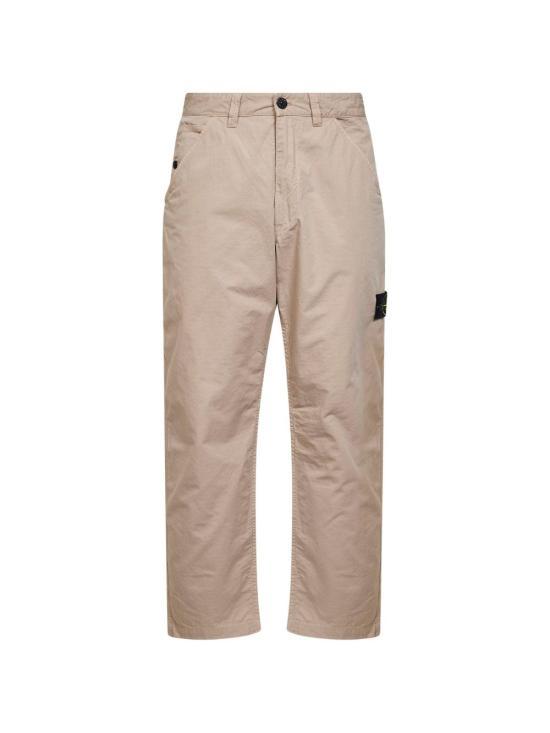 STONE ISLAND Straight-Leg Classic Pants Men’s Bla 3100008 S0298 V009A DESERT DOM