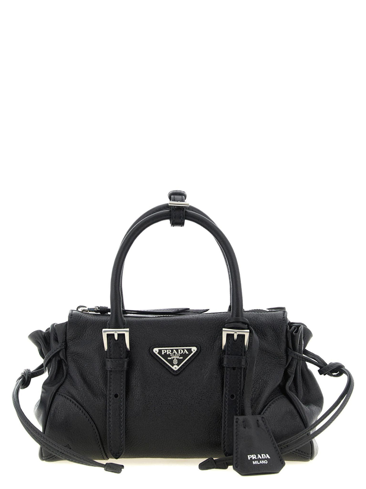 PRADA Black Vela Nylon Tote Bag