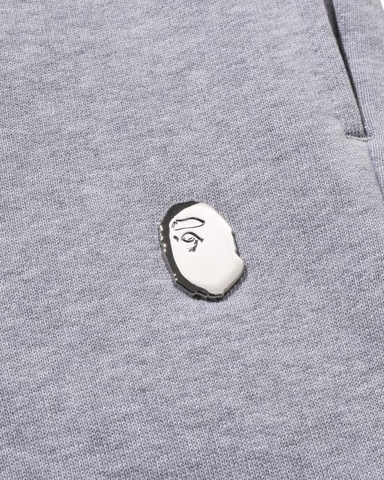BAPE Gray Jogger Sweatpants 0ZXPTM319521 PGYX