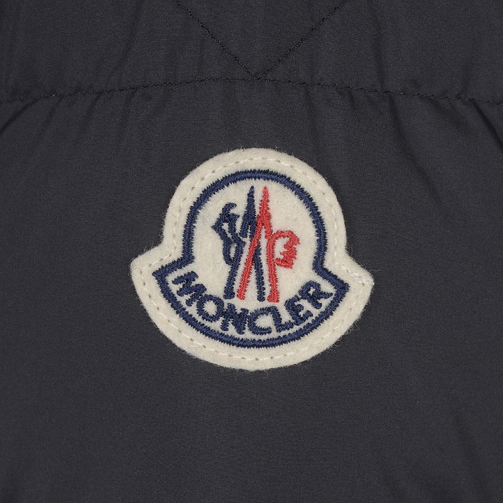 Moncler Souillet Logo Patch Down Puffer Jacket for Men 1A000 68 54A81 999