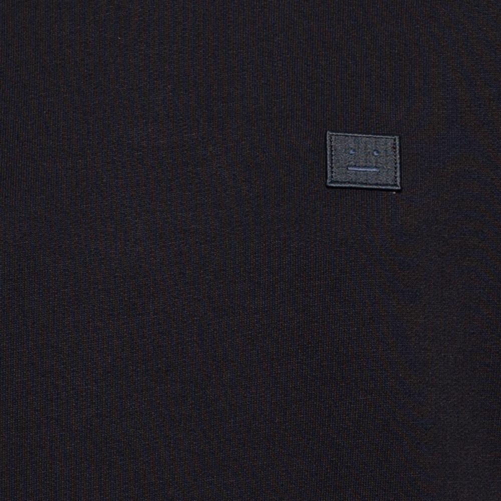 Acne Studios Women’s Face Logo Black Sweatshirt
