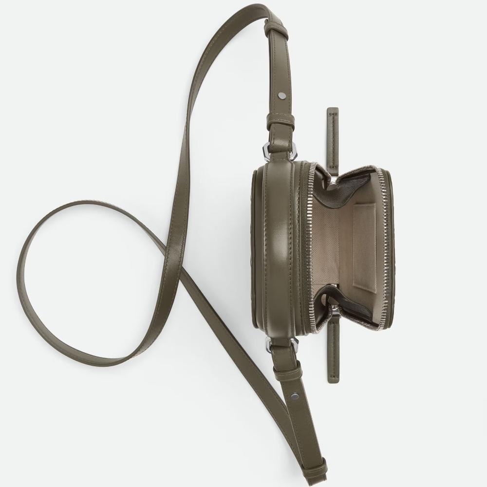 Bottega Veneta Getaway Phone Pouch Cypress Crossbody Bag