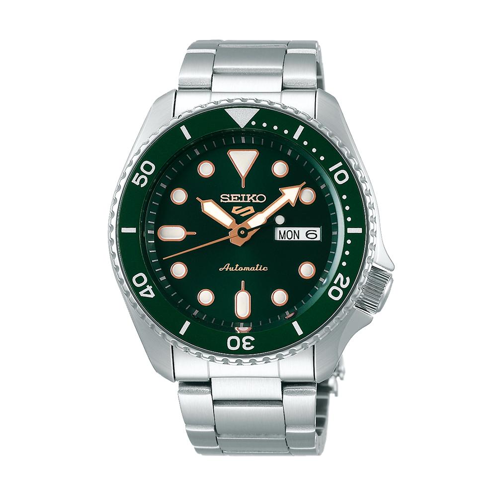 Seiko Green Silver Automatic Men’s Metal Watch SRPD63K1