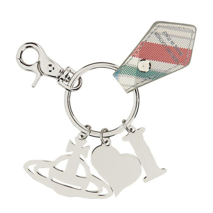 Vivienne Westwood I Love Orb Keyring Silver-Tone Accessory