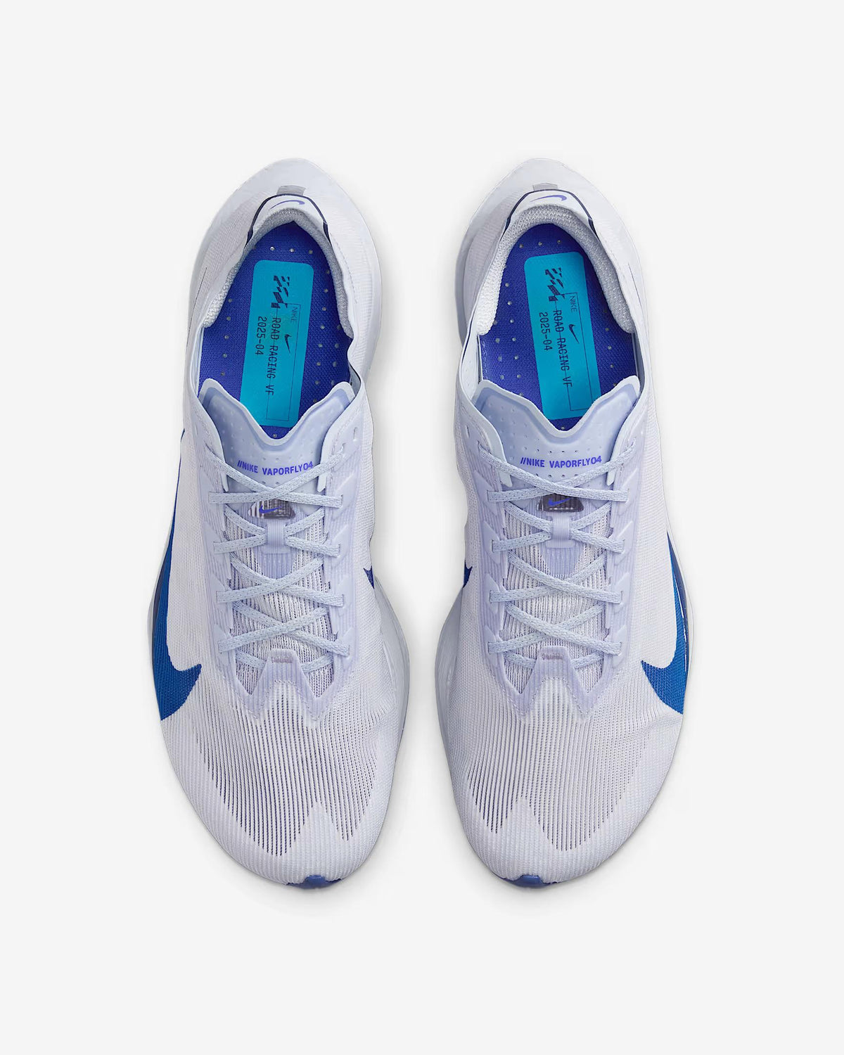 Nike ZoomX Vaporfly Next 4 White Blue Low-Top Running Shoes HF6414 001