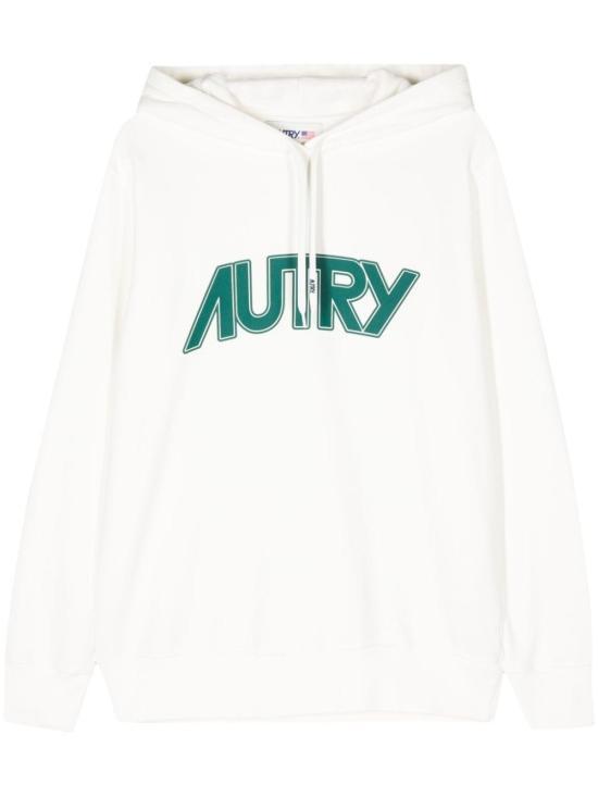 AUTRY Logo Hoodie Sweatshirt Women’s DOM White