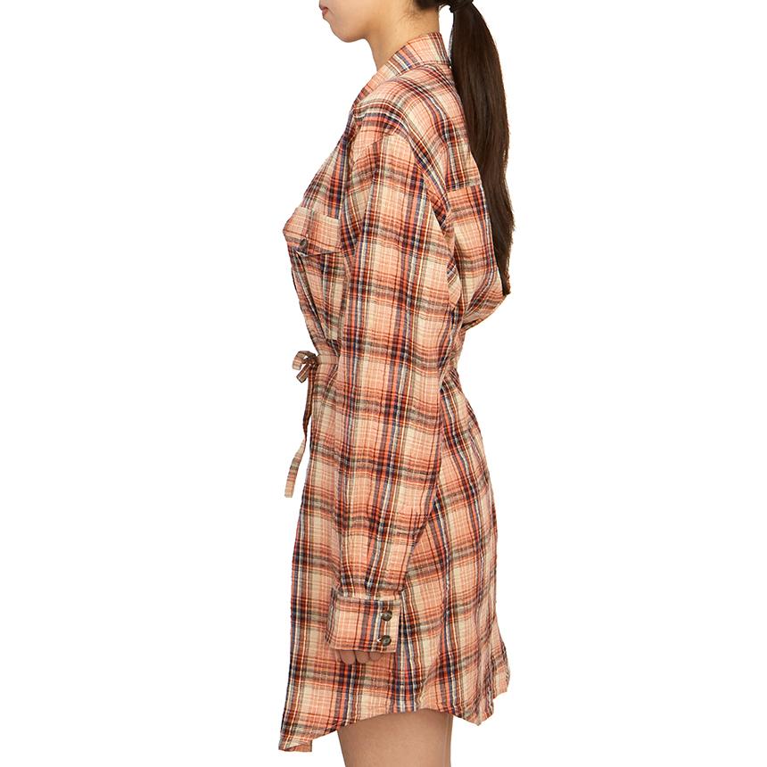 Isabel Marant Lilliane Women’s Shirt Mini Dress Orange