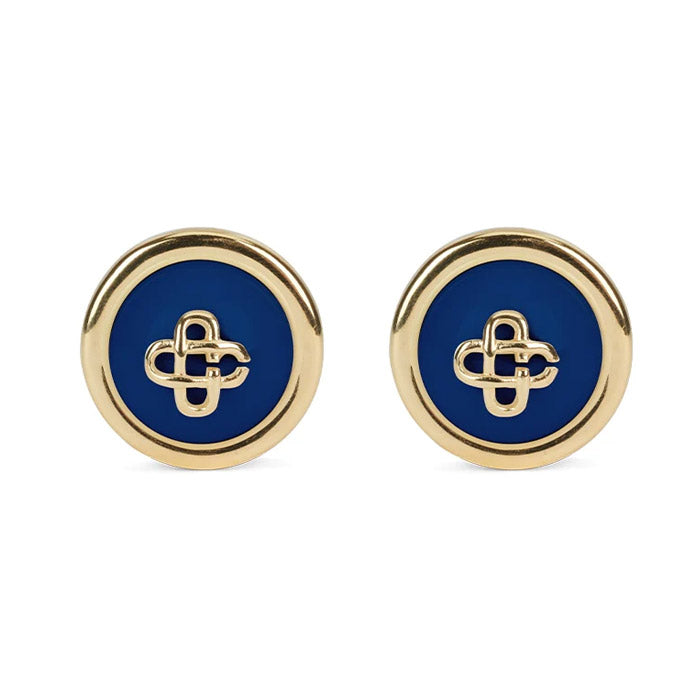 Casablanca Domed Logo Earrings JW 081 03