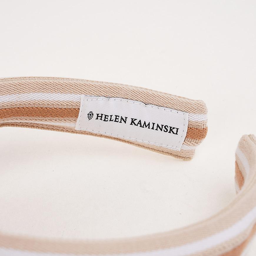 HELEN KAMINSKI Bianca 8 Visor Hat Women’s Natural HAT52203 NATURAL NOUGAT STRIPE