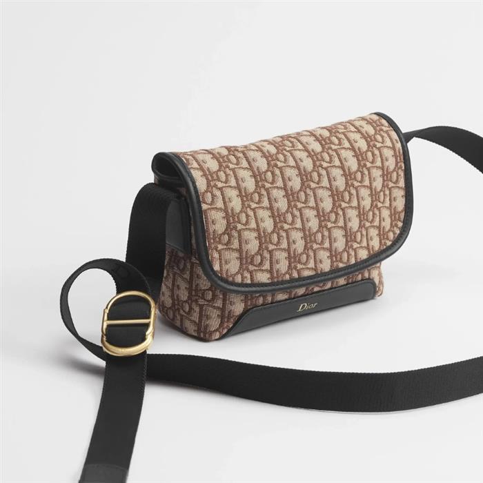 DIOR Jet Flap Strap Mini Crossbody Bag