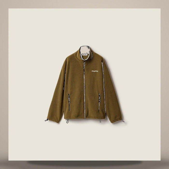 Miu Miu Fleece Zip Jacket MJL042 18E3 F0161