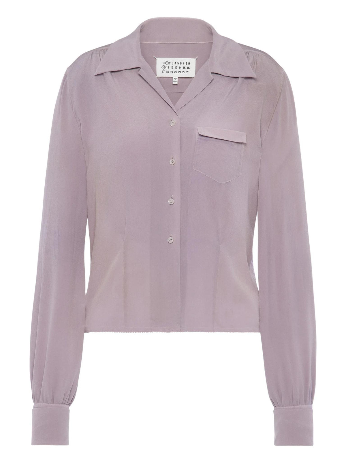 Maison Margiela Long Sleeve Button-Up Shirt Women SS26 White Cotton