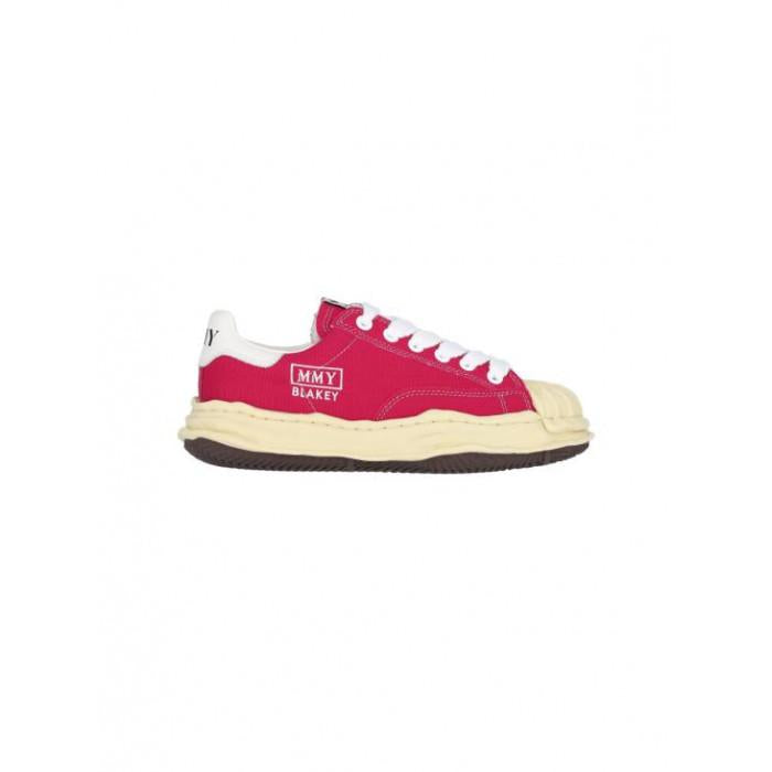 Maison Mihara Yasuhiro Blakey OG Sole Canvas Low-Top Sneakers Red A09 FW732