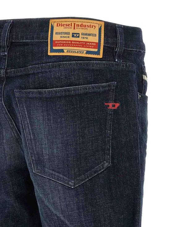 DIESEL 2019 D-Struct Slim Jeans Men’s Denim Pants A03558 0ADBL 01 DARK BLUE DOM