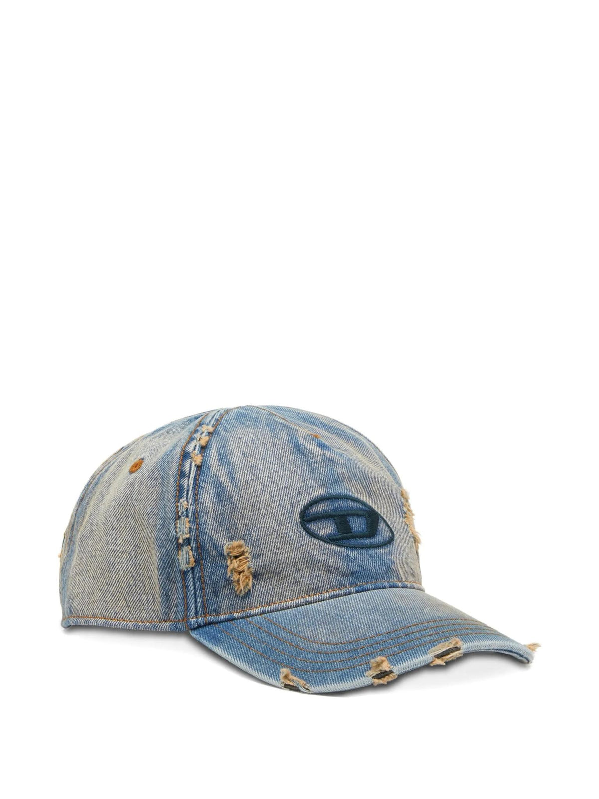 DIESEL Black Cotton Baseball Cap