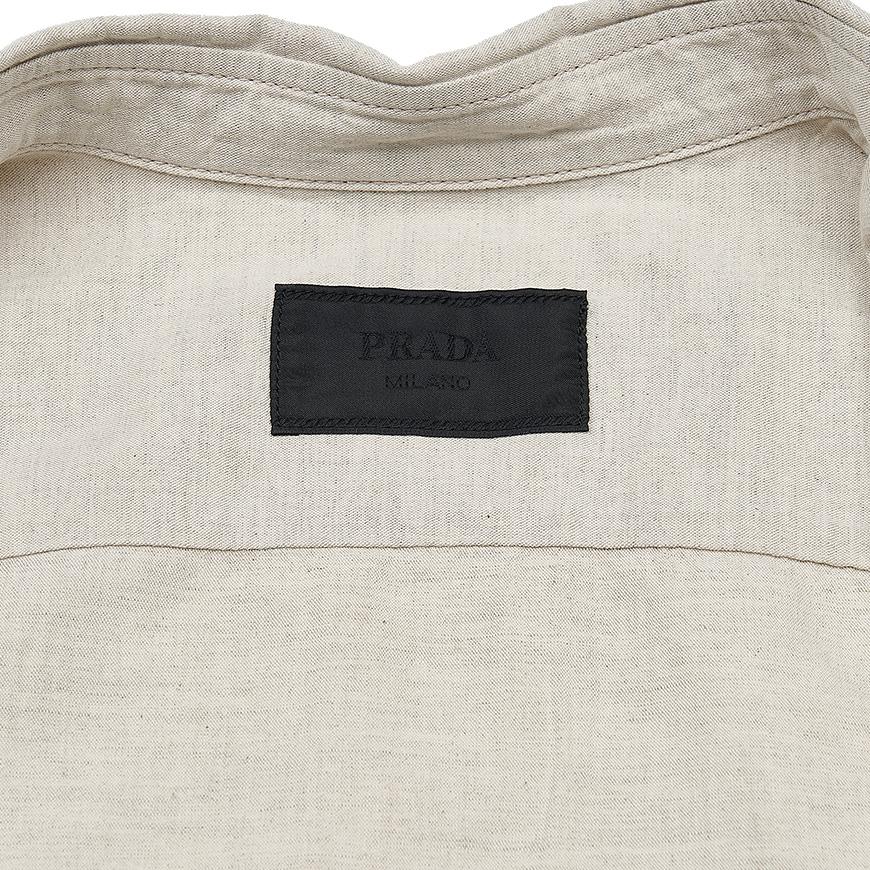 PRADA Men’s Blend Long-Sleeve Shirt GEC105 14J2 F0ABR