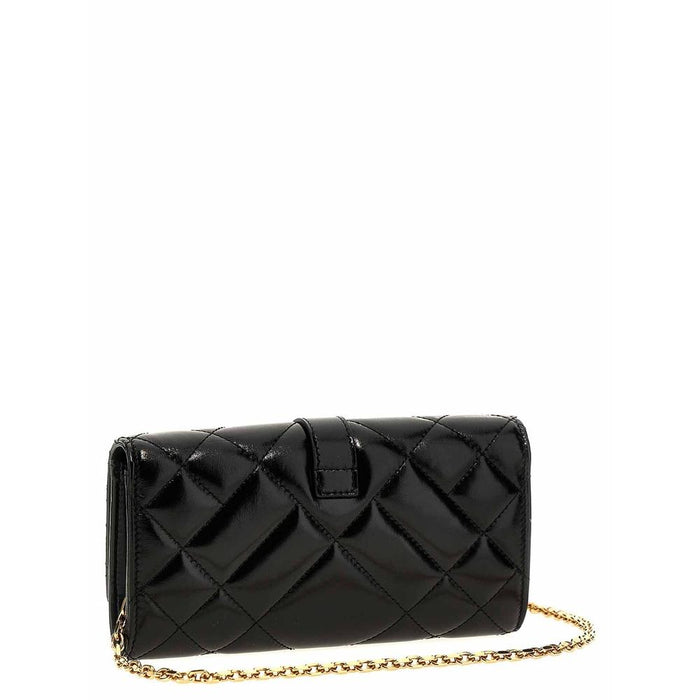 Versace Greca Goddess Leather Clutch Shoulder Bag