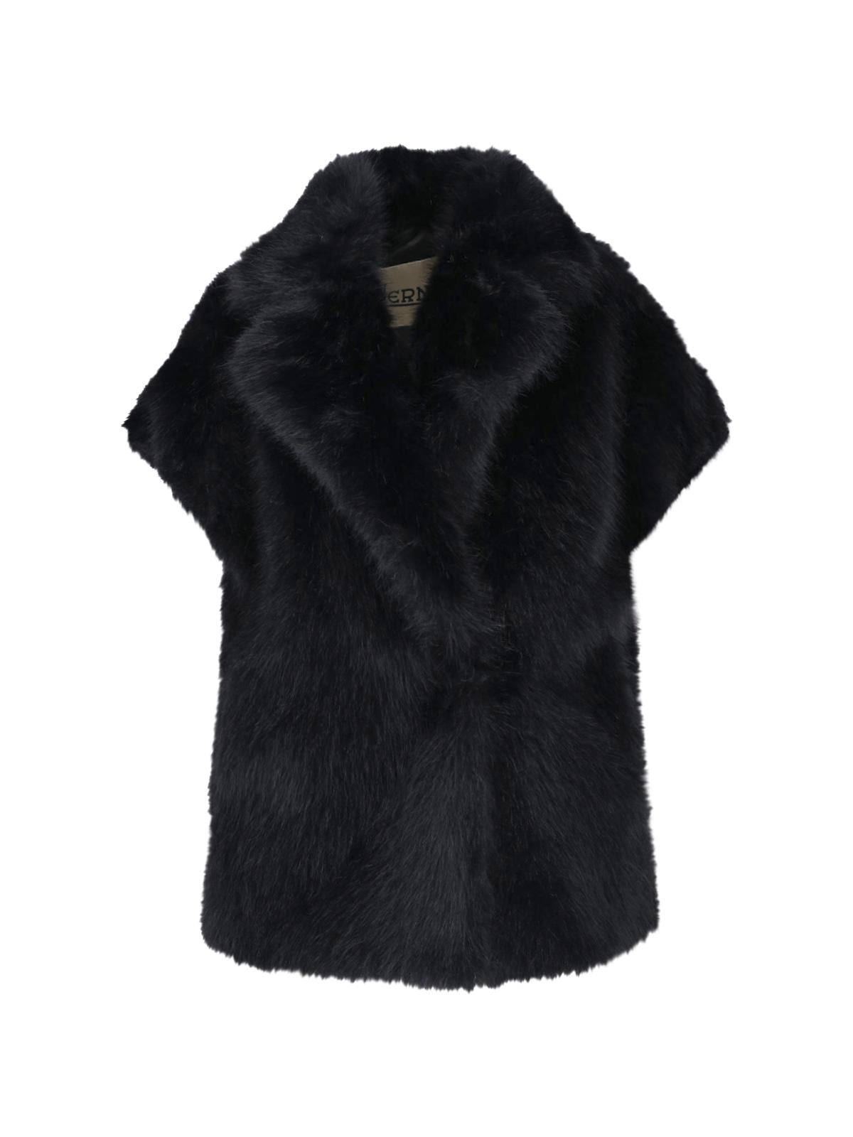 Herno Faux Fur Jacket Beige Women’s Outerwear