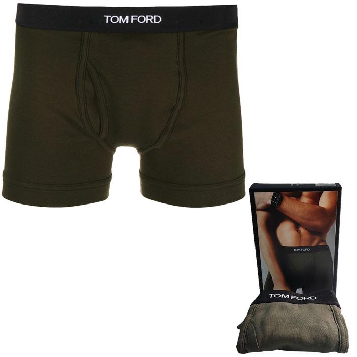 TOM FORD Men’s Boxer Briefs Black Cotton Underwear