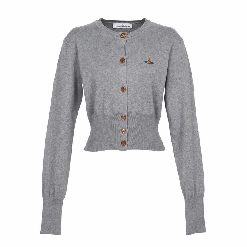 Vivienne Westwood Bea Women’s Cropped Cardigan White Knit