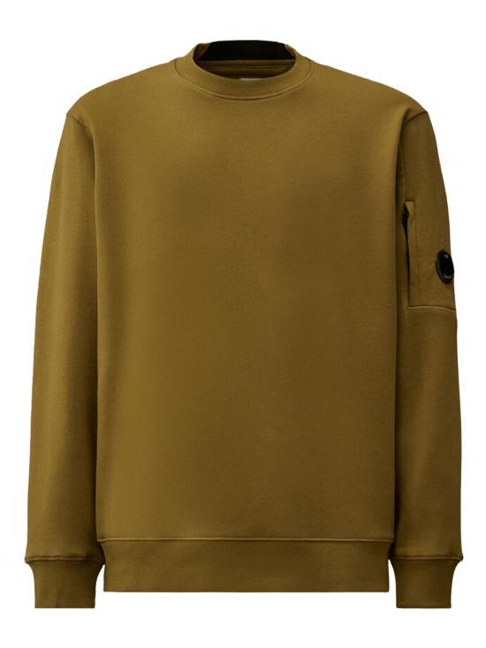CP Company Diagonal Raised Fleece Crewneck Lens Sweatshirt SS713A0