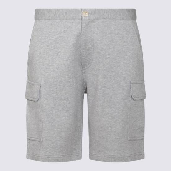 Brunello Cucinelli Men’s Cotton Shorts MM8313222GC1252 MEDIUM GREY DOM