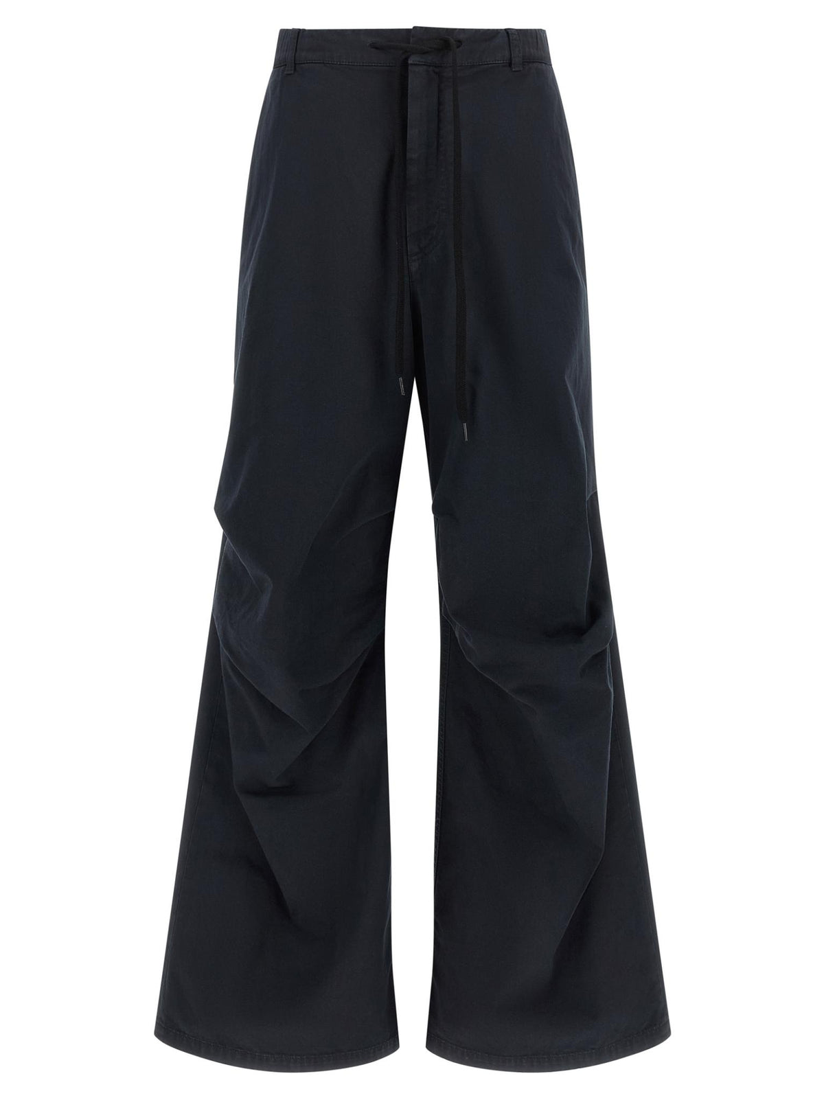 Maison Margiela Black Wool Cropped Trousers