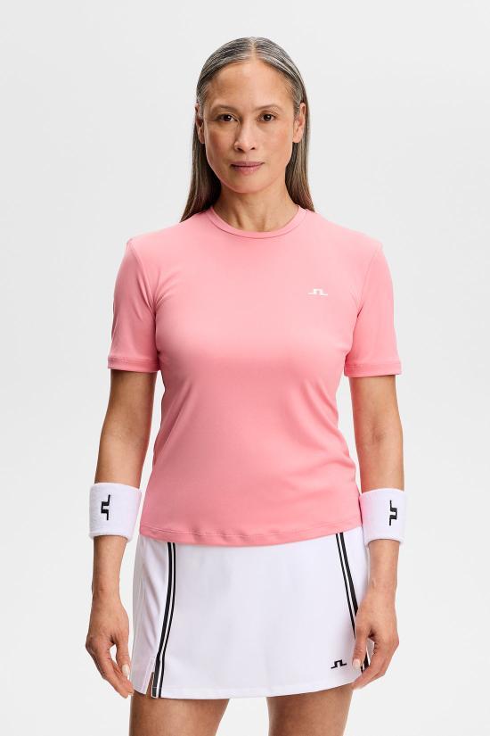 J LINDEBERG Flamingo Plume Short Sleeve T-Shirt Women’s RWJT14829S226
