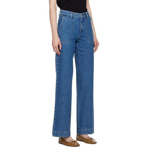 A.P.C. Denim Jeans Pants for Women COGWDF09085IAL DOM