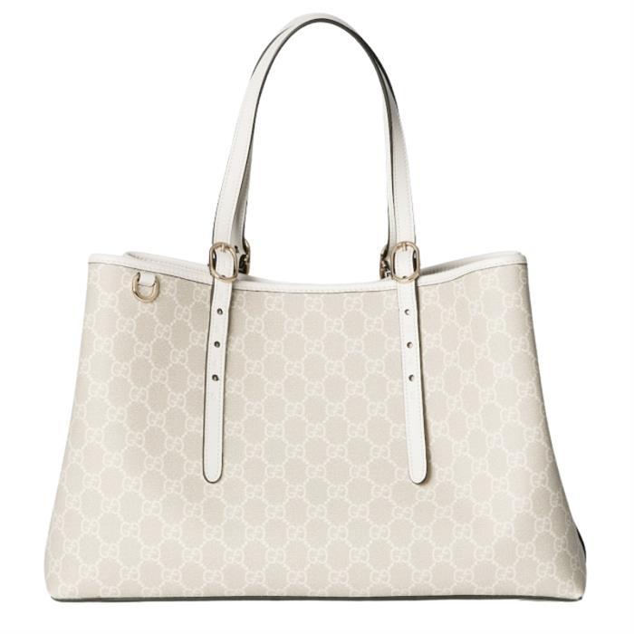 GUCCI GG Emblem Medium Tote Shoulder Bag 815213 FAD6L 9641