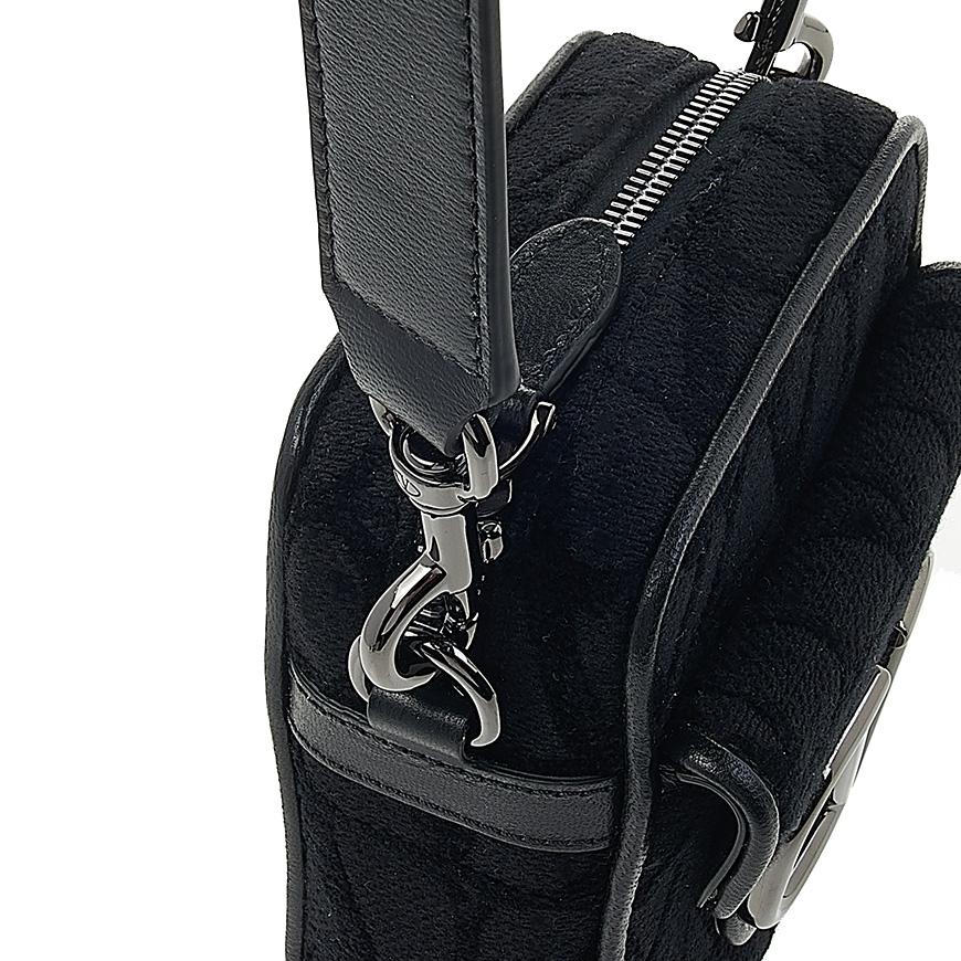 VALENTINO Iconography V Logo Crossbody Bag Black Unisex