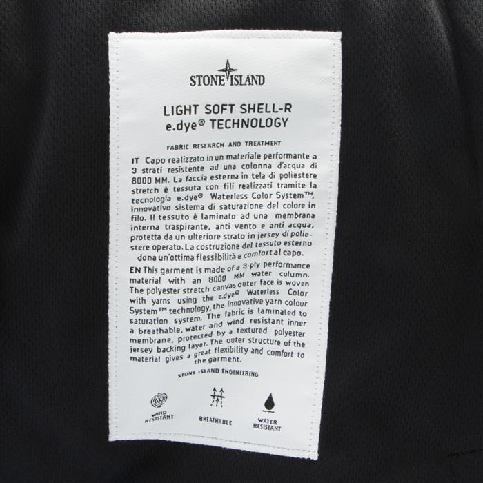 STONE ISLAND Membrane Hooded Down Jacket Black Men