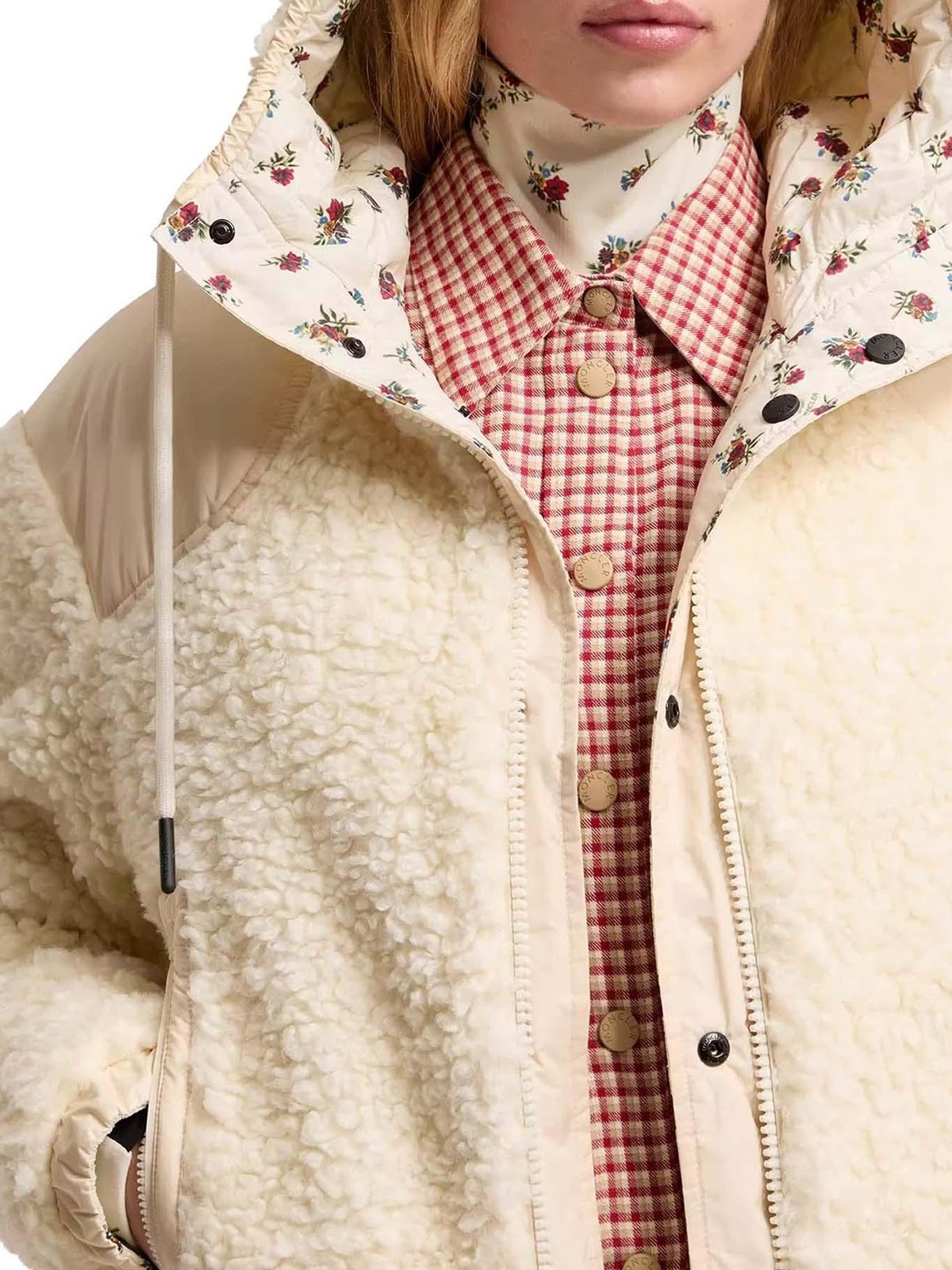 Moncler Beige Down Puffer Jacket Women’s