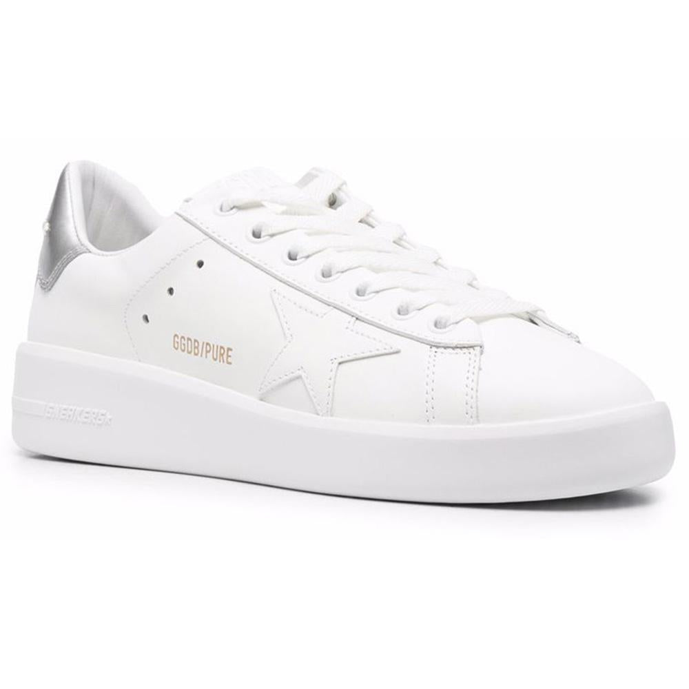 GOLDEN GOOSE Purestar Low-Top Sneakers White Leather
