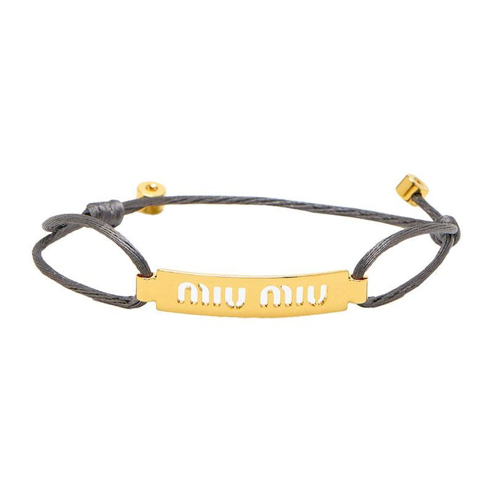 Miu Miu Metal Logo Women’s Bracelet